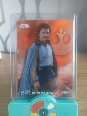 Star Wars Topps Chrome 2025 Lando Calrissian 14/25 - Image 1 of 2