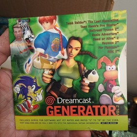 Generator Vol 2 Sega Dreamcast Demo Disc And Original Sleeve