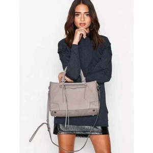 Bolso de Mano Rebecca Minkoff Regan Bronceado 100% Cuero Cierre con Cremallera Boho  - Imagen 1 de 13