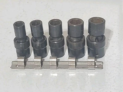 Matco Tools 5 Piece 6 Point 1/2" Drive Swivel Impact Socket Set SAE Tool Set - Image 1 of 4