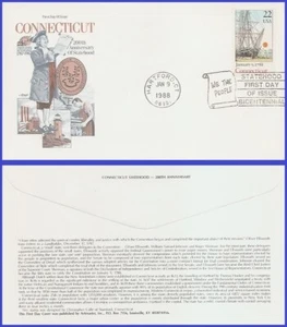 USA4 #2340 U/A ARTMASTER FDC Connecticut - Bild 1 von 1