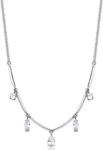Collana Brosway Donna Acciaio Argento Cristalli Coll. Affinity _BFF180 - Foto 1 di 2