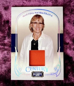 Martina Navratilova 2008 Donruss Celebrity Cuts Relic /50 MINT Tennis HOF Graf💙 - Foto 1 di 4