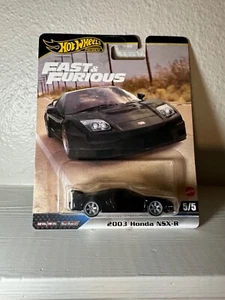 Hot Wheels Premium Fast & Furious schwarz 2003 Honda NSX-R mit Real Riders - Bild 1 von 4
