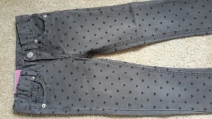 Cherokee Skinny Leg Stretch Hearts Print Girls Size 5T Pants Bottoms Toddler NWT - Picture 1 of 7