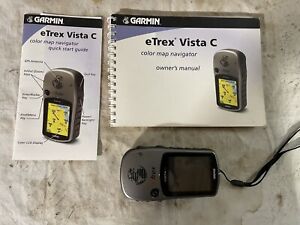 Garmin eTrex Vista C 2.14" LCD Handheld Waterproof Hiking GPS Navigator Read