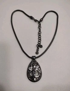 Collar de cadena colgante de diamantes de imitación Brighton 18", 2", X36 - Imagen 1 de 7