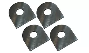 -3AN Bulkhead Tab Weld On 4 Pack - Picture 1 of 2