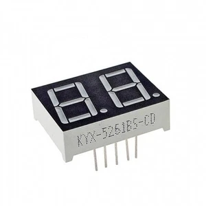 Pantalla de 2 segmentos 2 bits rojo ánodo común 0,56" hágalo usted mismo electrónica Arduino frambuesa - Imagen 1 de 2