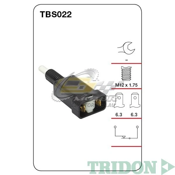 TRIDON STOP LIGHT SWITCH FOR Capri 05/69-12/74 1.6L, 3.0L, 3.1L(JB, Essex)OHV  - image 1 of 1