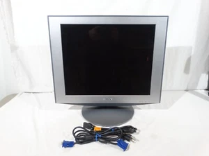 Vintage Sony 19" Adjustable TFT LCD Color Monitor SDM-HS94P - Tested & Working - Picture 1 of 8