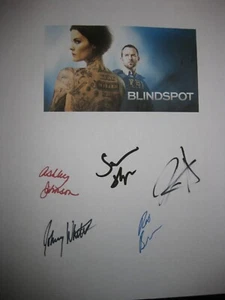 Guión de TV firmado Blindspot X5 Jaimie Alexander Sullivan Stapleton Brown reimpresión - Imagen 1 de 1