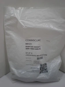Commscope SSH-411  SnapStak Hanger for 4mm - 11mm Cables, Bag of 10 - Picture 1 of 4
