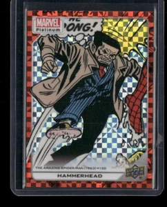 Hammerhead #132 Orange Checkers /33 Upper Deck 2023 Marvel Platinum - Bild 1 von 3