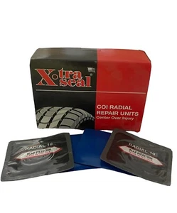 Xtra Seal 11-810 2-1/4" X 3" Radial Tire Patch COI Radial Tire Repair Box of 20 - Picture 1 of 4