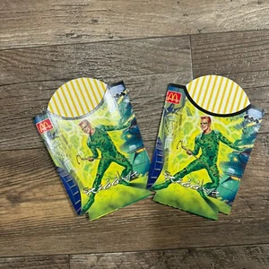 1995 Batman Forever McDonald's French Fry Box Folded The Riddler Jim Carey SIGLE - Picture 1 of 2