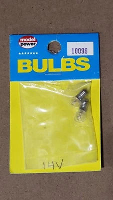 Model Power - HO/ N Scale - #10096 - 14V - Lampe (Screw Base) - NOS - Image 1 of 2