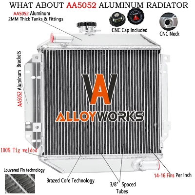 AU ALUMINUM RADIATOR FOR FORD CORTINA 1300/ 1600 /2000 MK3 MK4 MK5 1970~1982 - image 1 of 4