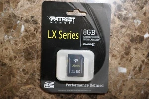 Patriot LX Series 8GB Micro SDHC Class 10 memory card - Picture 1 of 1