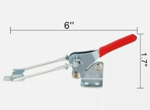 Pull Button Triangle Lever Latch Type Toggle Clamp 496 lbs Capacity 40324 - Picture 1 of 5