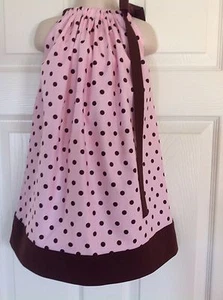 Niños pequeños Niños Ropa Niñas Funda de Almohada Vestido Hecho a Mano Talla 4T EE. UU. - Imagen 1 de 5