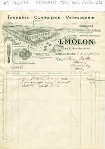 Dépt 76 - Graville Havre 51 Rue Montmirail - T B Entête Tannerie du 03/04/1913 - Bild 1 von 1