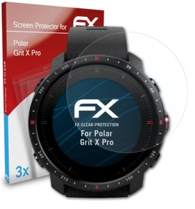 atFoliX 3x Folia ochronna ekranu do Polar Grit X Pro Screen Protector przezroczysta - Zdjęcie 1 z 8