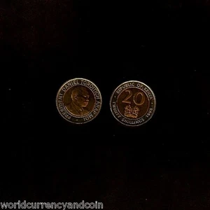 KENYA 20 SHILINGS KM32 1998 MOI FIRST BI METAL UNC AFRICA COINS LOT X 100 PCS - Picture 1 of 1