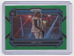 2023 Panini Prizm WWE Green Jimmy Uso #24 - Picture 1 of 2