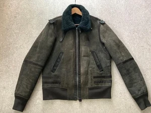 3,500€ Neil Barrett Shearling Lambskin Sheepskin Fur Leather Jacket XL - Picture 1 of 10