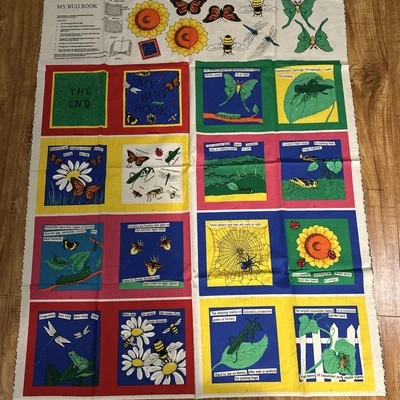 My BUG Book, Cut & Sew Craft Sewing Cotton Panel, Fabric Tradition Inc 1996 - Image 1 of 4