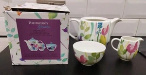 Portmeirion Water Garden Set Teapot Sugar Bowl Milk Jug - Picture 1 of 5