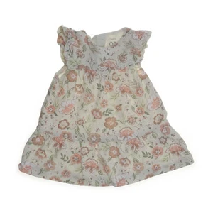 Baby C&A, Kleid, Größe: 62, Grün/Mehrfarbig, Baumwolle, Blumen, Mädchen #R2O - Bild 1 von 5