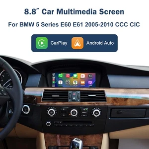 CarPlay Android Auto TouchScreen Wireless For BMW 5 Series E60 E61 E62 CCC/CIC - Bild 1 von 26