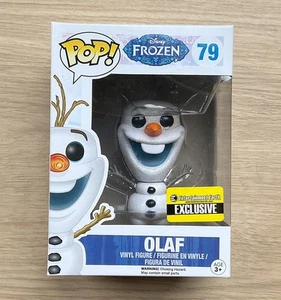 Funko Pop Disney Frozen Olaf Glitter #79 + Free Protector - Picture 1 of 6
