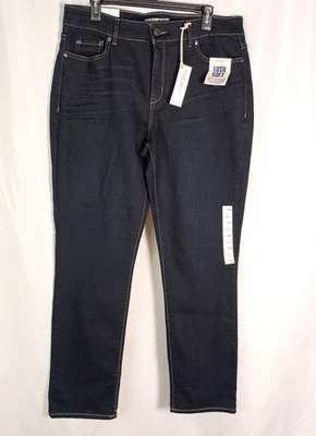 Code Bleu Chelsea Classic Rise Tummy Slimming Straight Jeans 14 NWT - Image 1 of 4