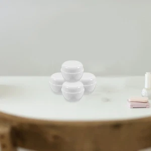 Mini contenedores de plástico tamaño viaje caja crema 12 piezas - Imagen 1 de 12