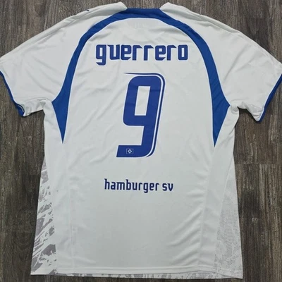 2007 Puma Hamburd SV Home Soccer Jersey Paolo Guerrero Men XL Peru Germany HSV - Image 1 of 4