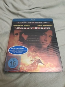 Ghost Rider (2007) - Blu Ray German Steelbook - Region Free + English - New - Picture 1 of 2