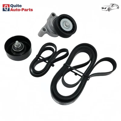 For Express Silverado Savana Sierra Serpentine Belt Drive Component Kit w/145A Foto 1 de 4