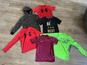 BOYS YOUTH MIXED CLOTHING SHIRTS TOPS SIZE MEDIUM 8-10 - Picture 1 of 8