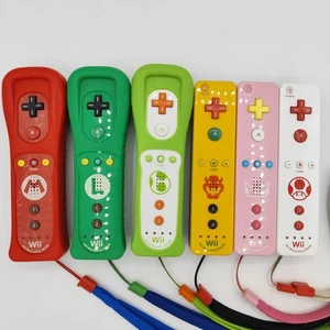 NINTENDO WII Remote Motion Plus MARIO LUIGI PEACH YOSHI TOAD KOOPA Set of 6 Lot - Picture 1 of 18