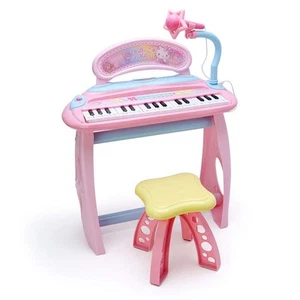 SANRIO Hello Kitty Electronic Keyboard DX - Picture 1 of 9