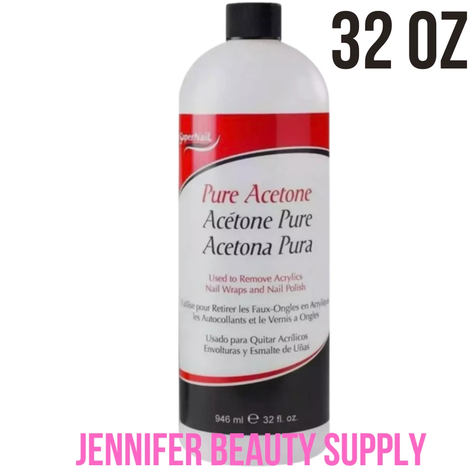 Acetona pura Super Nail 32 fl oz Foto 1 de 1