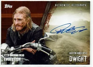 Walking Dead Evolution Autograph Card A-AAM Austin Amelio as Dwight #17/99 Auto - Picture 1 of 1