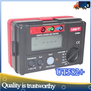 UNI-T Digital RCD ELCB Probador Interruptor de Fase RAMPA AUTOMÁTICA Fuga Disyuntor NUEVO - Imagen 1 de 6