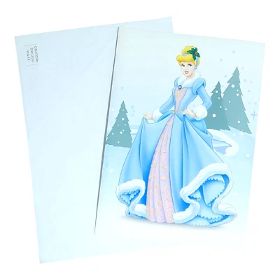 Tarjeta Feliz Navidad Princesa Disney Cenicienta Disfruta Cada Momento Mágico Foto 1 de 4