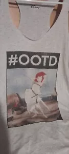 Women's The Little Mermaid Racerback Tank, Gray, Size XL, NWOT "#OOTD" ARIEL - Picture 1 of 5