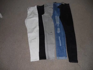 5 Pairs of Skinny Jean. Size 8. Primark. Various Colours. Black,Grey,White,Blue - Picture 1 of 8