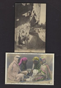 1905 ALGERIA POST CARD TO USA WITH FRANCE 10c USED STAMP SCOTT 138 - Picture 1 of 2